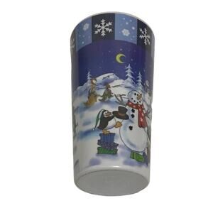 Snowman, snowflake Plastic Cup